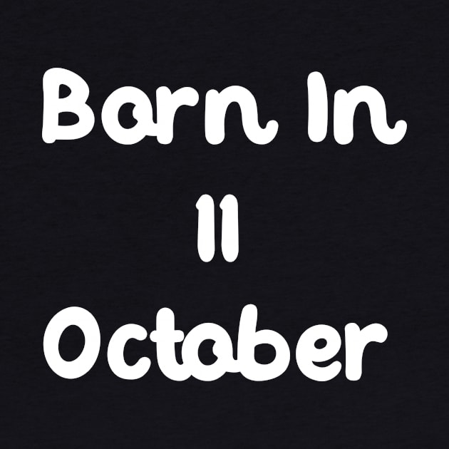 Born In 11 October by Fandie